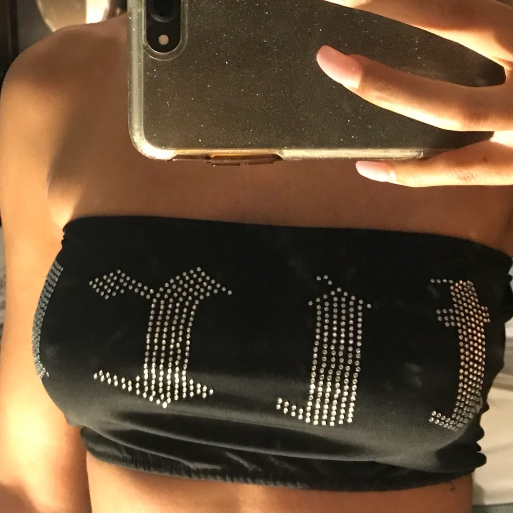 fire rhinestone bandeau